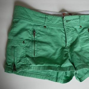 Green shorts